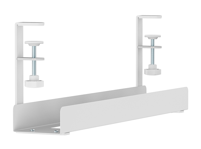 Cable Management Tray - Max 5 Kg - Clamp-on Design - Universal - White
