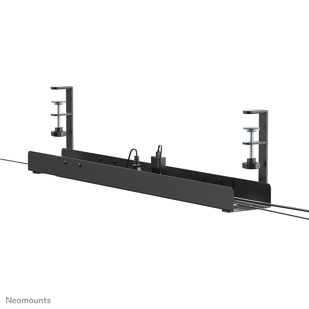 Cable Management Tray - Max 5 Kg - Clamp-on Design - Universal - Black