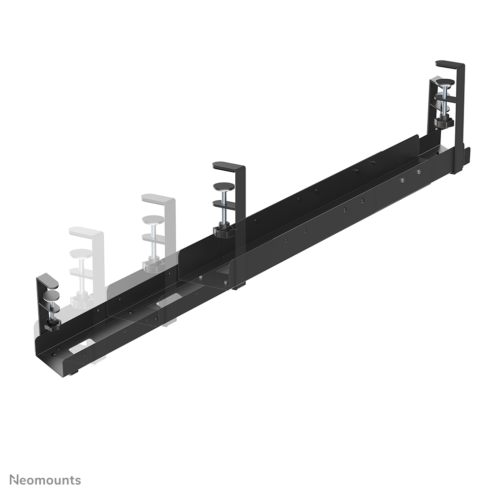 Cable Management Tray - Max 5 Kg - Clamp-on Design - Universal - Black