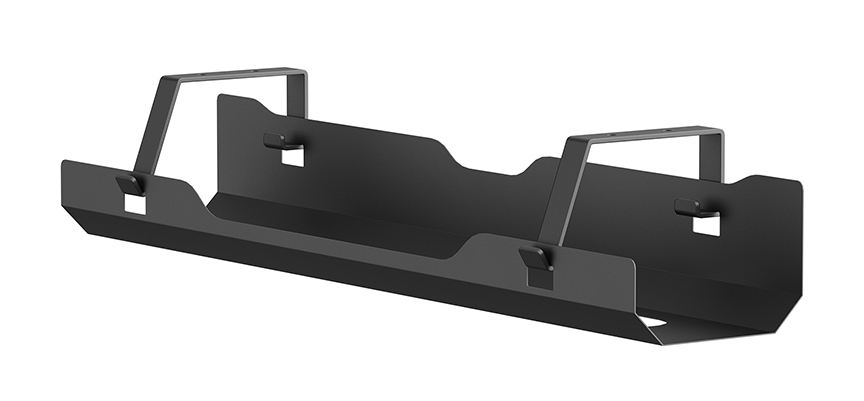 Cable Management Tray - Max 5 Kg - Screw-mounted - Universal - Black