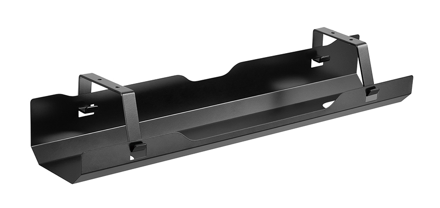 Cable Management Tray - Max 5 Kg - Screw-mounted - Universal - Black