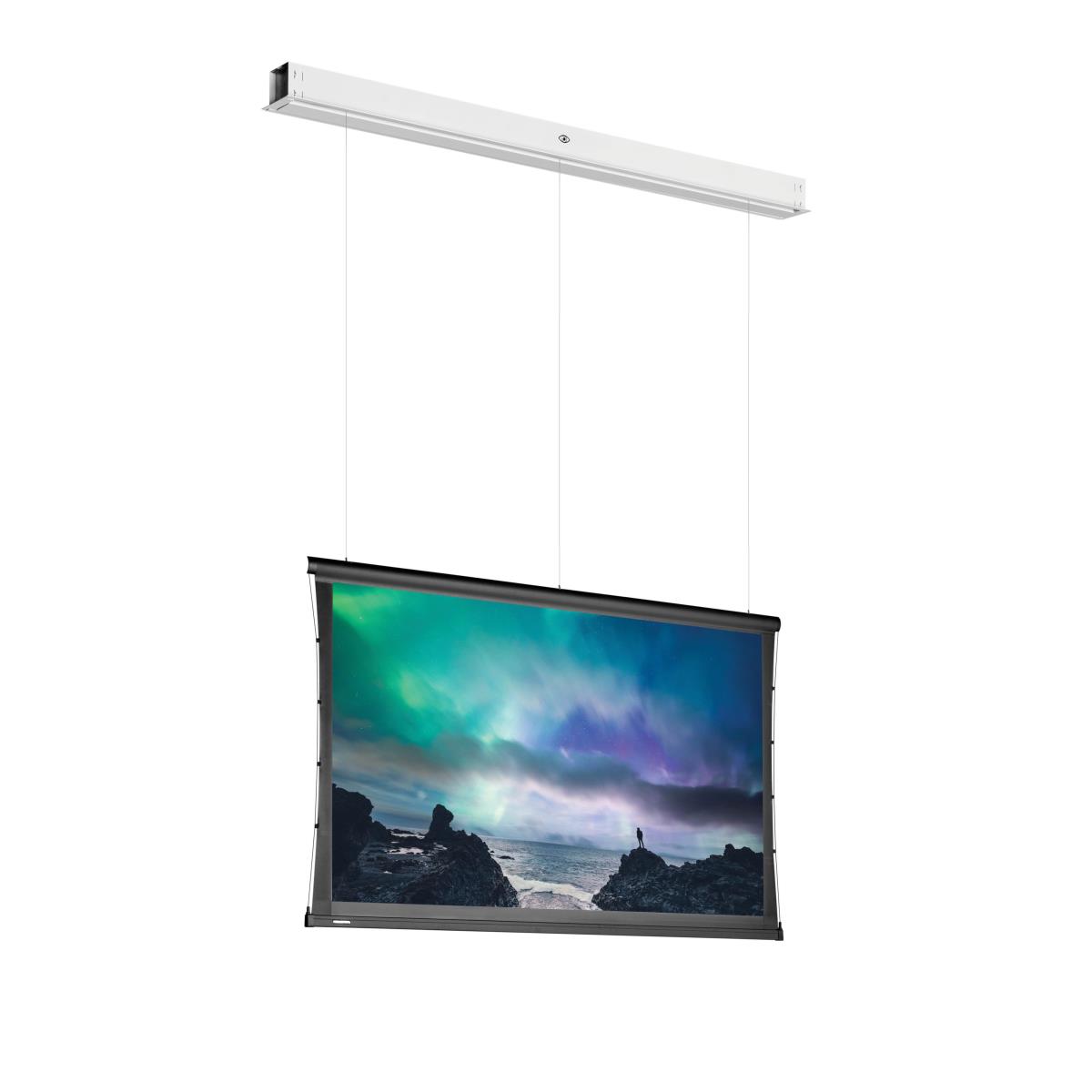 Projecta Tensioned Descenderpro Sightline 197x350 Matte White