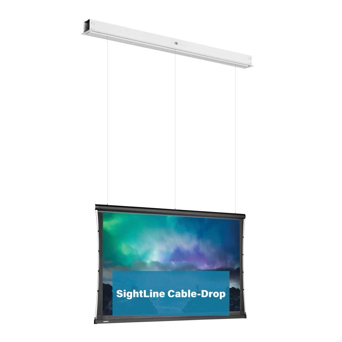 Projecta Tensioned Descenderpro Ws 141x250 Matte White
