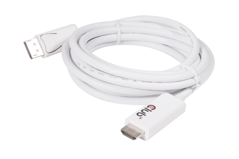 Displaypor 1.2 Cable To Hdm 2.0 Active Adapter 3meter M/m