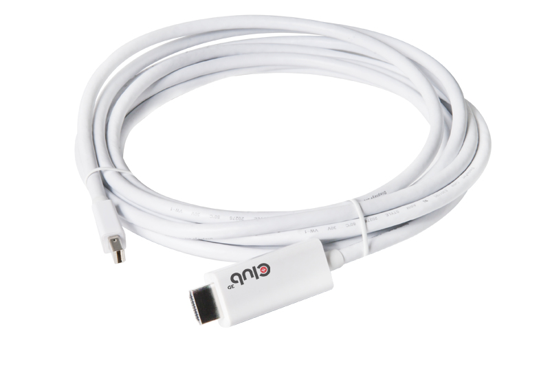 Mini Displaypor 1.2 Cable To Hdm 2.0 Active Adapter 3meter M/m