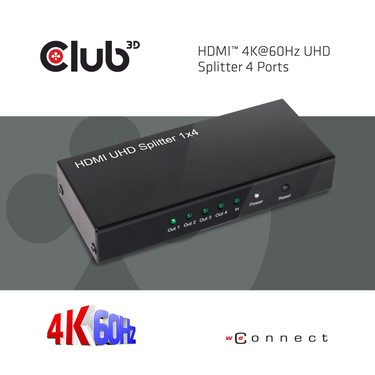Hdmi 2.0 Uhd Splitter 4 Ports