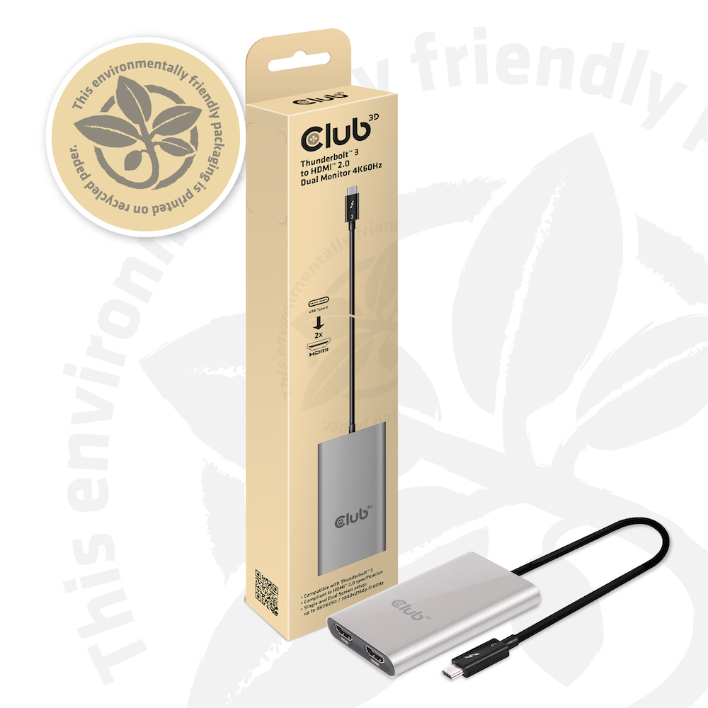 Thunderbolt 3 To Dual Hdmi 2.0