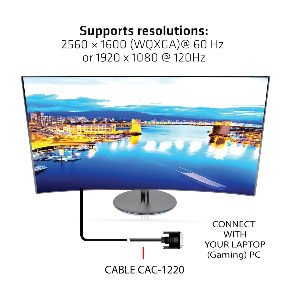 DVI-d Dual Link (24+1) Cable Bi Directional M/m 10m 32.8 Ft 28awg