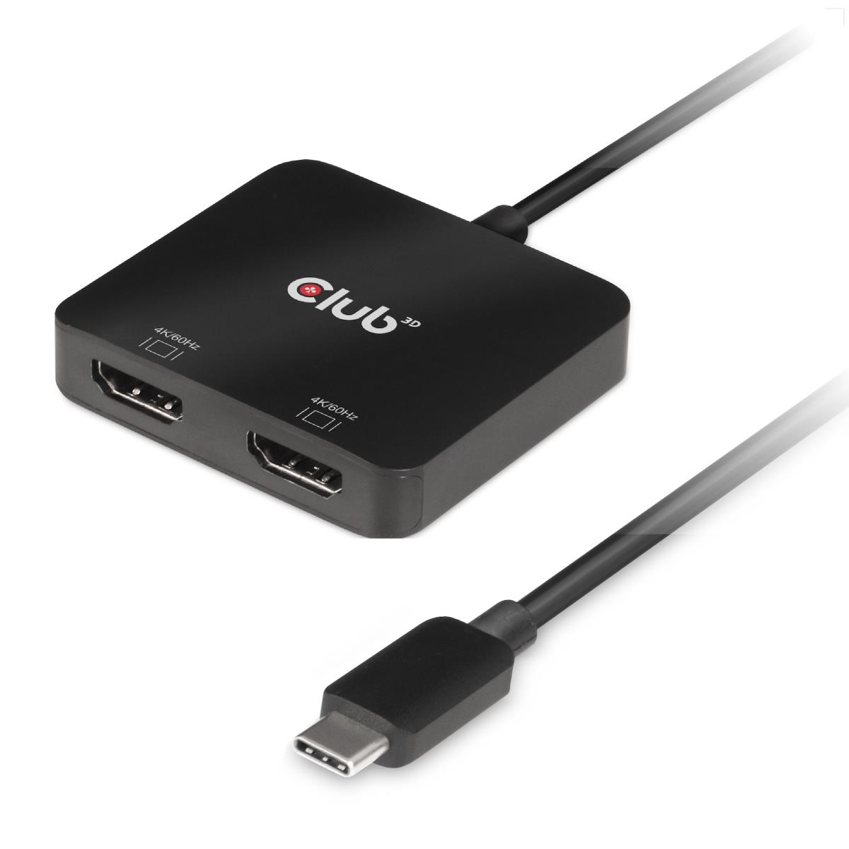USB Type C 3.2 Gen 1 Multistream Transport Hub To Hdmi 2.0 Dual Monitor 4k60hz