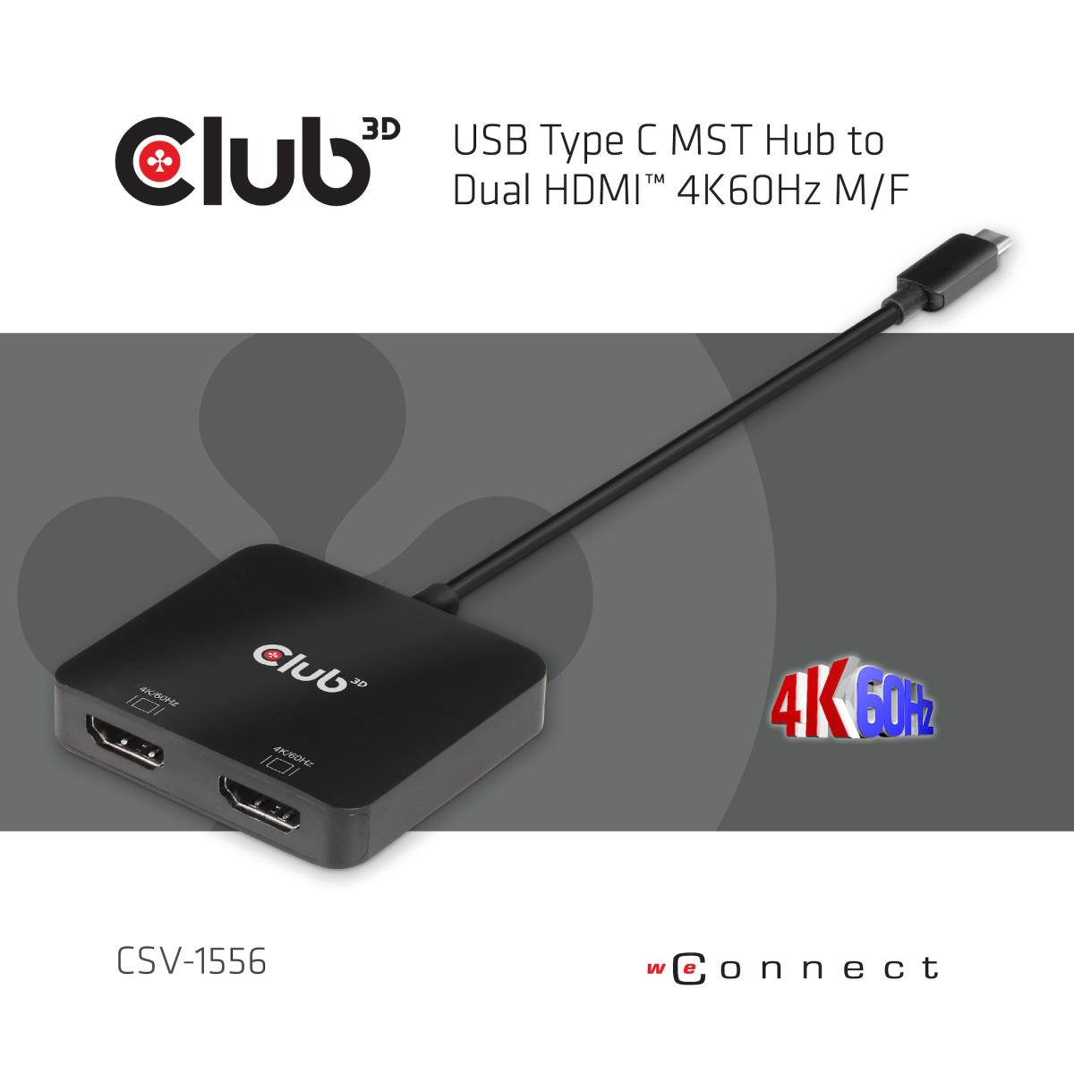 USB Type C 3.2 Gen 1 Multistream Transport Hub To Hdmi 2.0 Dual Monitor 4k60hz