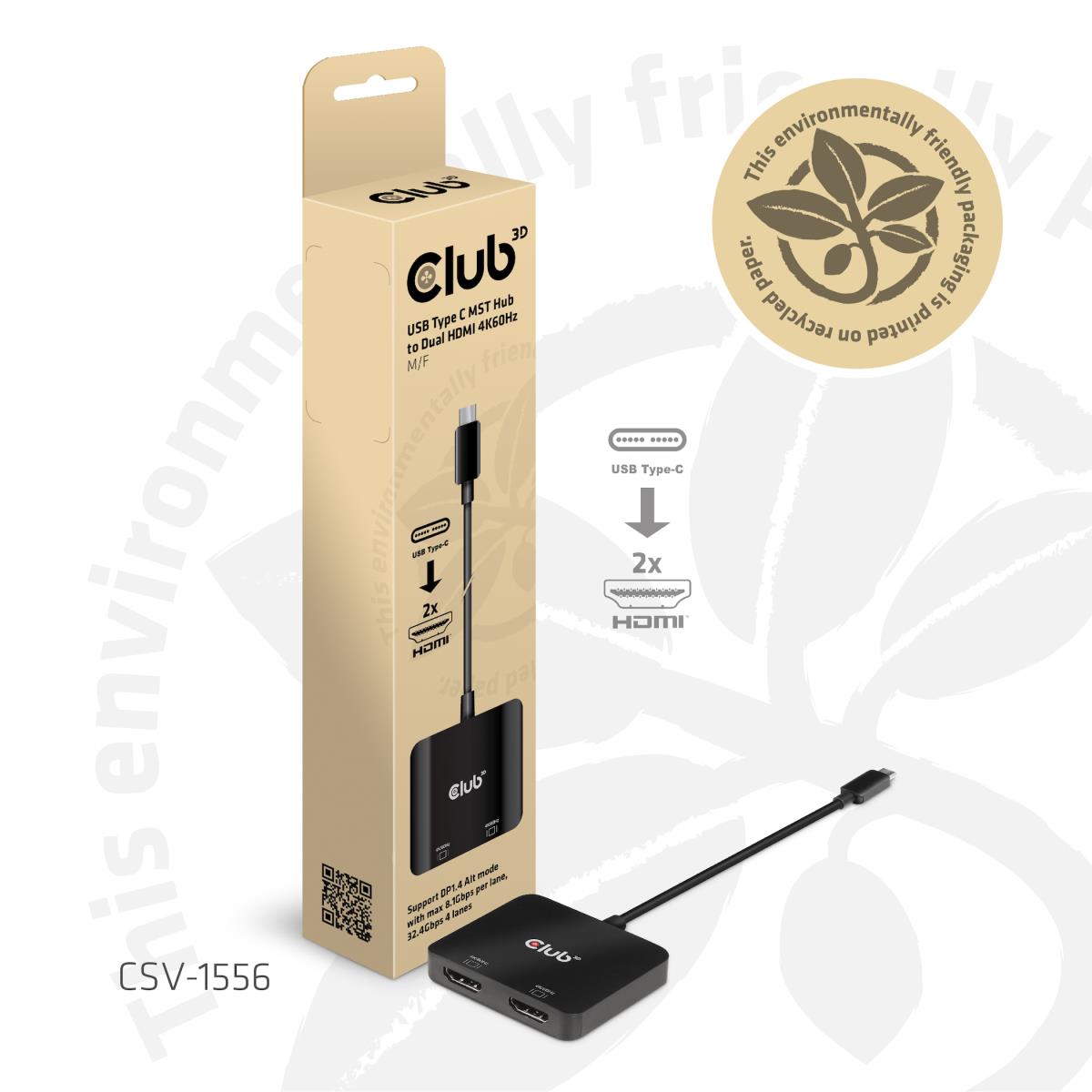 USB Type C 3.2 Gen 1 Multistream Transport Hub To Hdmi 2.0 Dual Monitor 4k60hz
