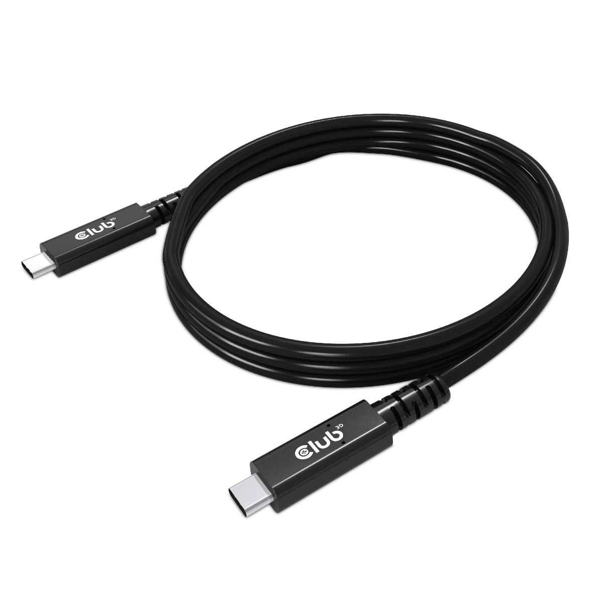 USB4 Type C Gen 3x2 Bi Directional Cable 40gbps 8k60hz 100w Powerdelivery M/m