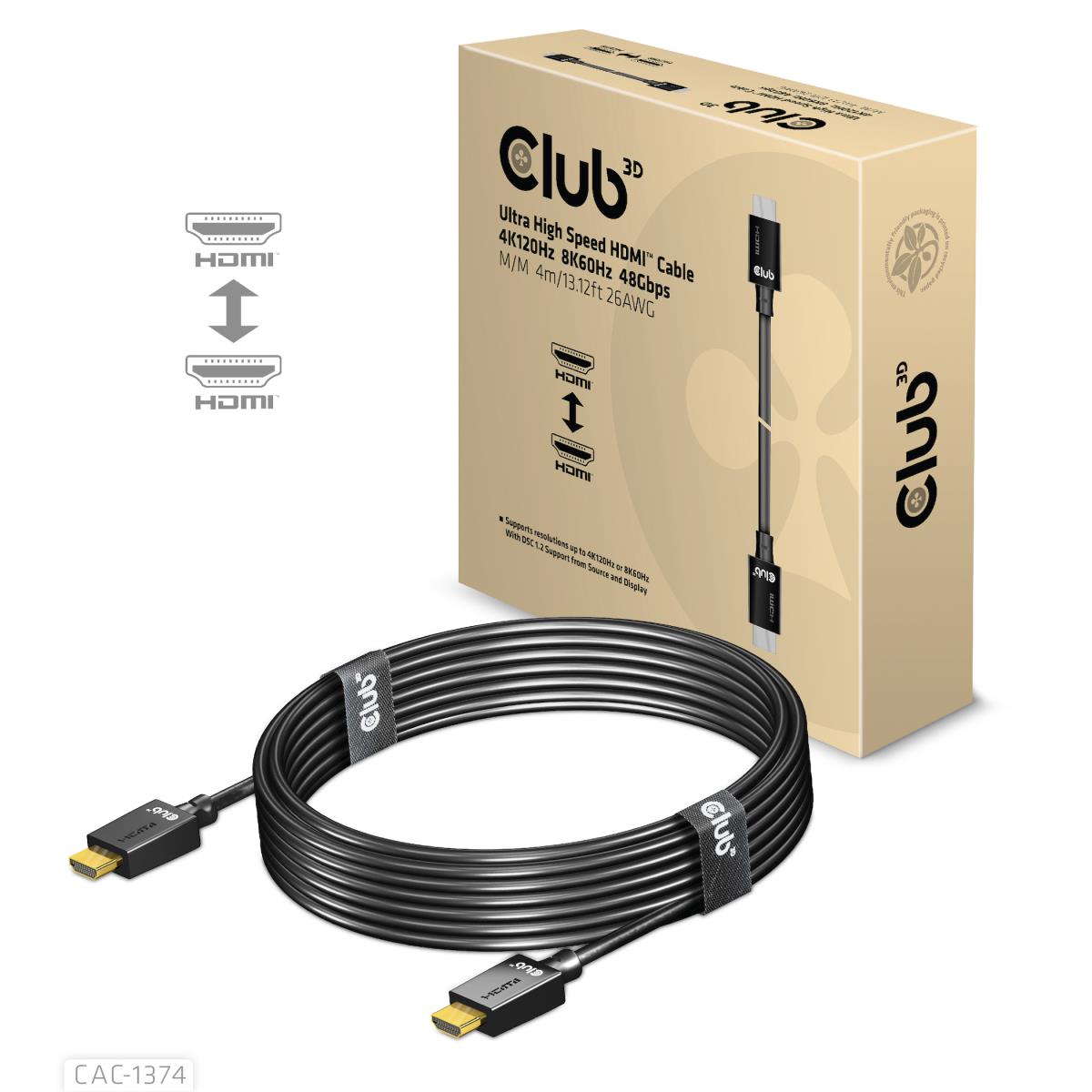 Hdmi 2.1 Male To Hdmi 2.1 Male Ultra High Speed 4k 120hz 8k60hz  4m/ 13.12ft