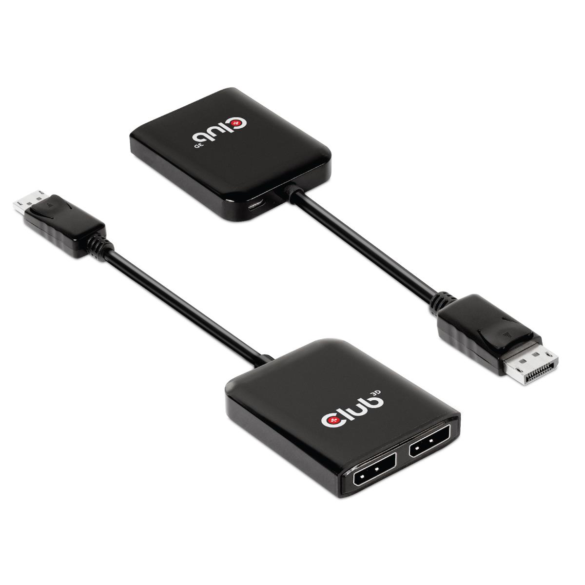 Dp 1.4 To 1 DisplayPort And 1 Hdmi Supports Up To 2x4k60hz - USB Powered