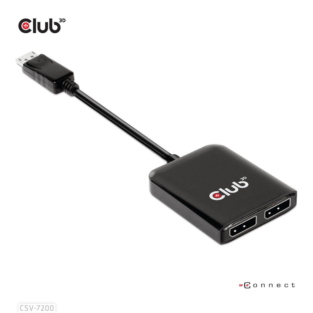 Dp 1.4 To 1 DisplayPort And 1 Hdmi Supports Up To 2x4k60hz - USB Powered