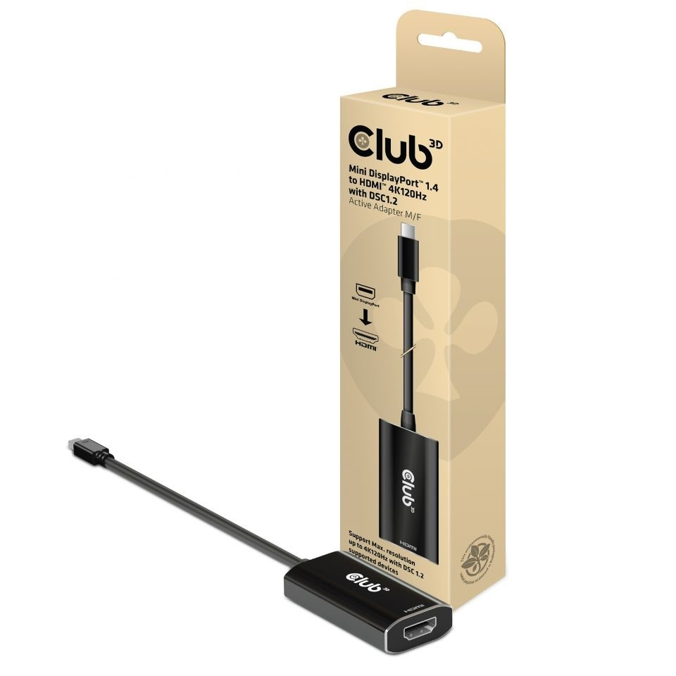 Mini DisplayPort 1.4 To Hdmi 4k120hz Hdr Active Adapter M/f