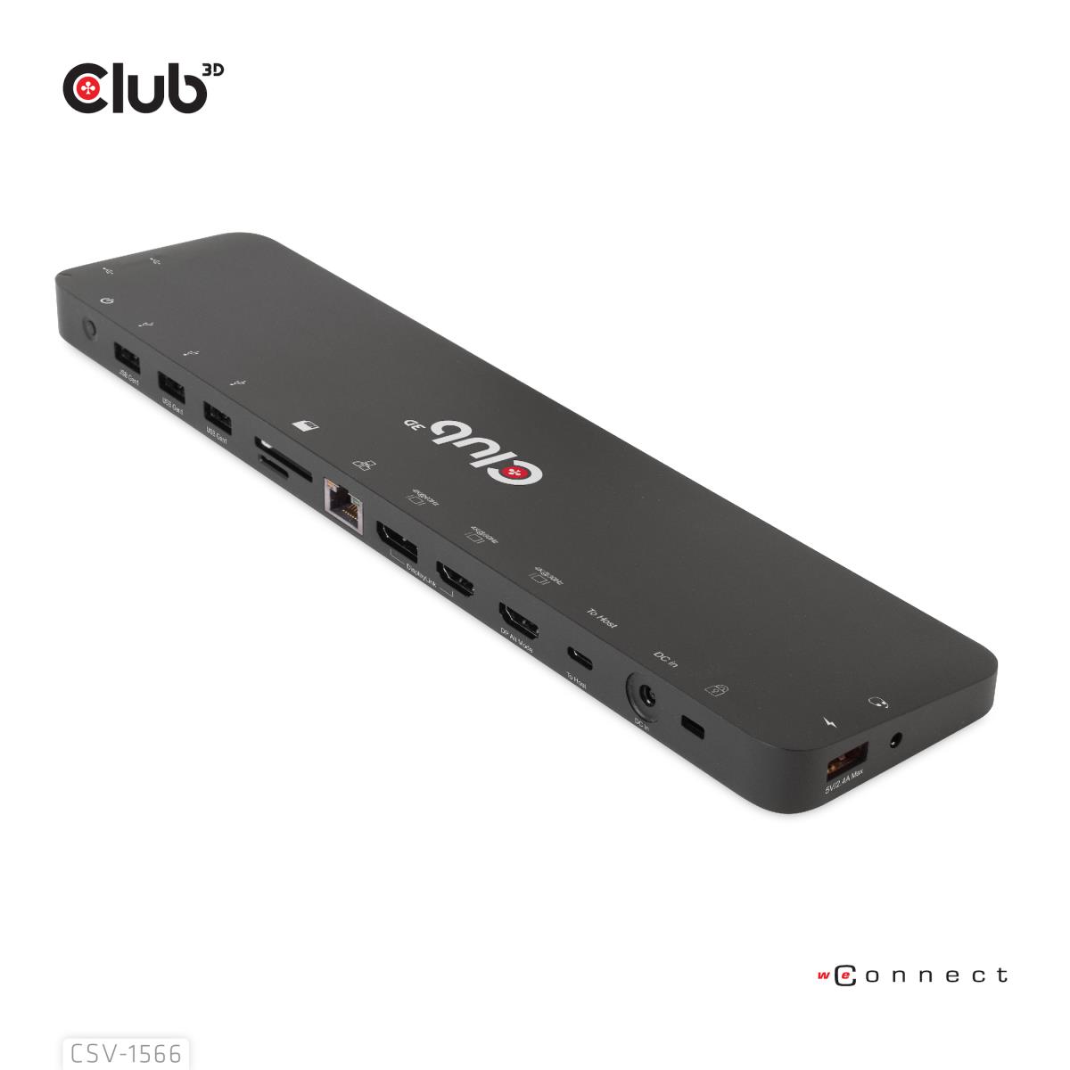 USB Type C Gen 2 Triple Display Dp Alt Mode + Displaylink Dynamic Pd Charging Dock With 120watts Ps