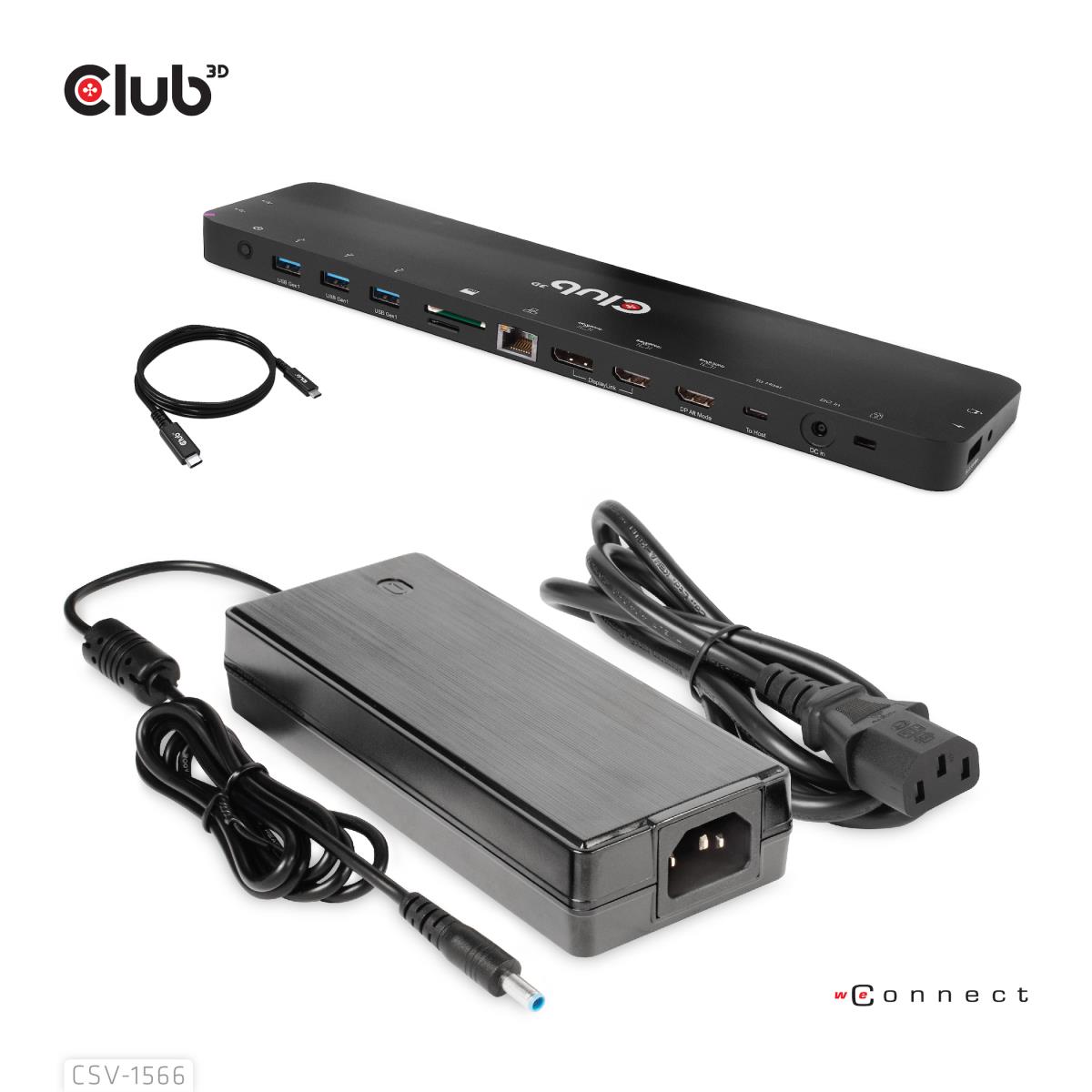 USB Type C Gen 2 Triple Display Dp Alt Mode + Displaylink Dynamic Pd Charging Dock With 120watts Ps