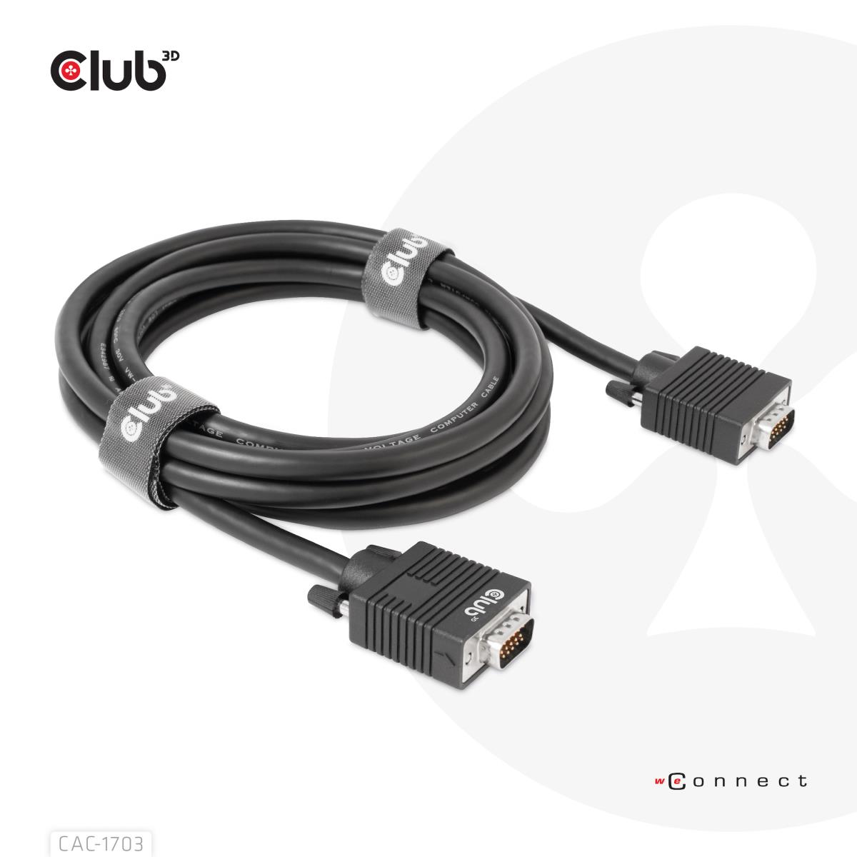 Vga Cable Bidirectional M/m 3m 28awg