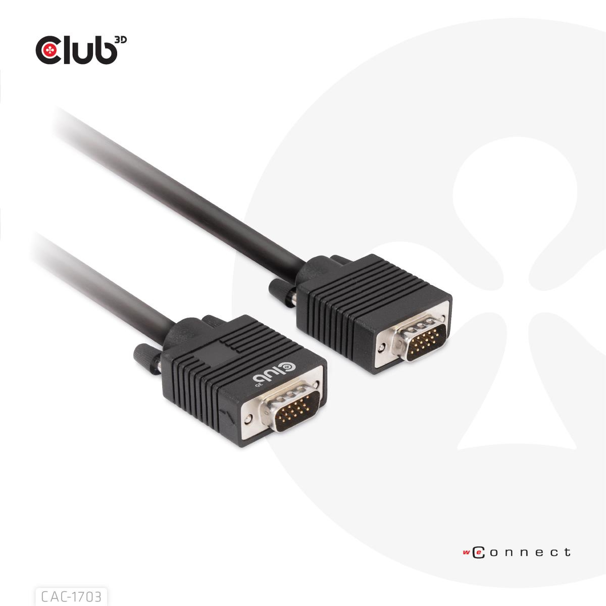 Vga Cable Bidirectional M/m 3m 28awg