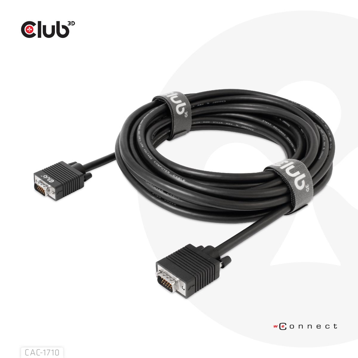 Vga Cable Bidirectional M/m 10m 28awg