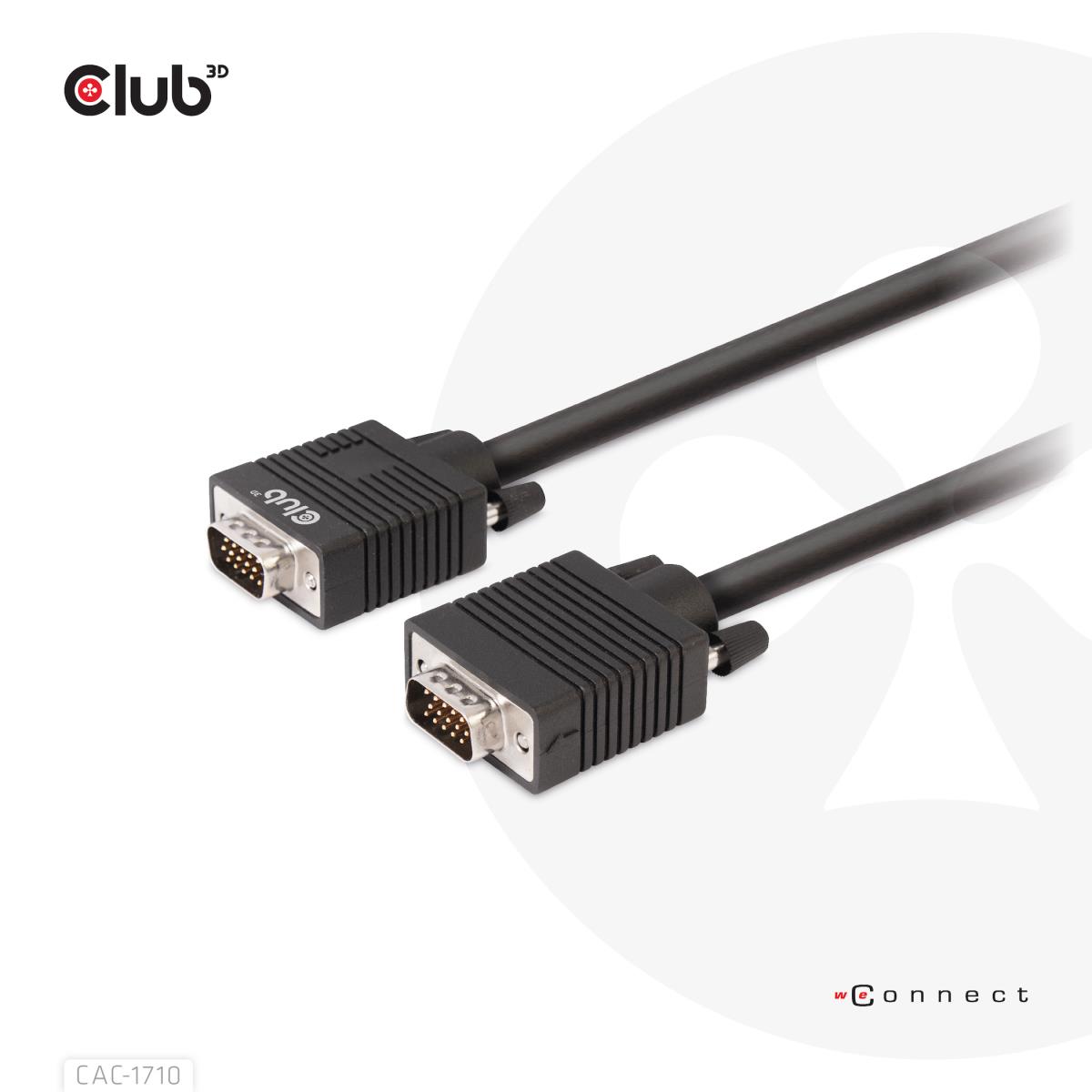 Vga Cable Bidirectional M/m 10m 28awg