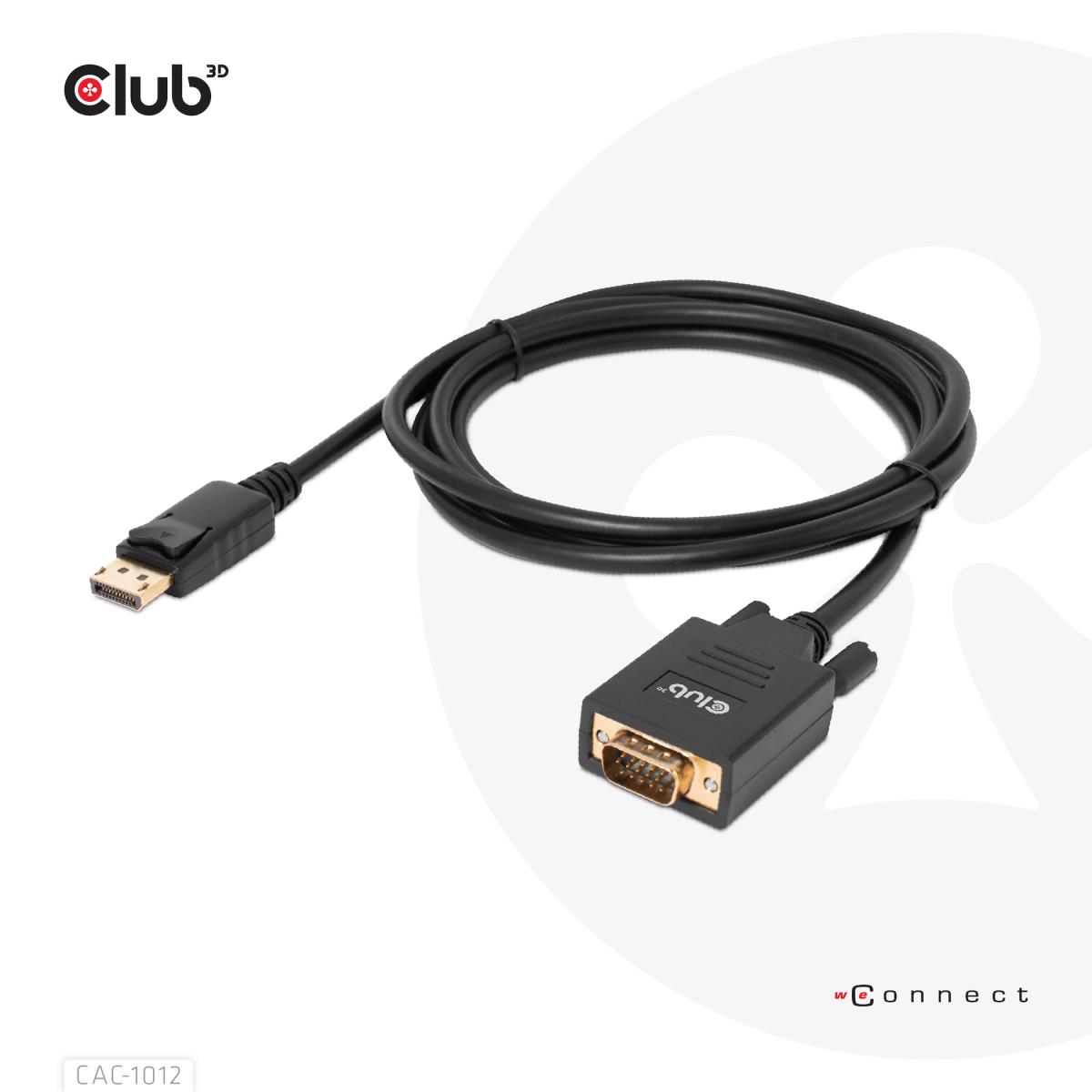 DisplayPort To Vga Cable M/m/ 2m 28awg