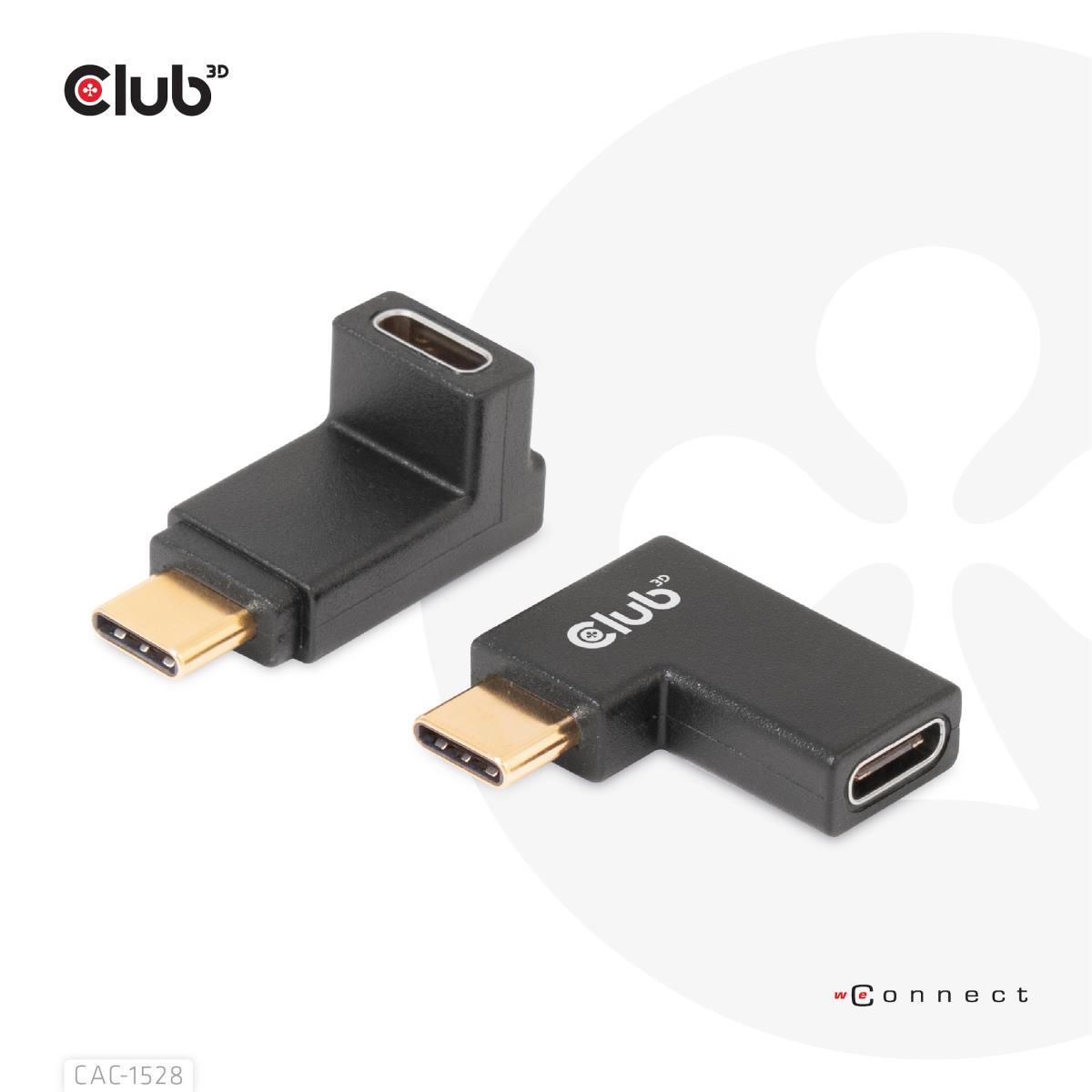 USB Type-c Gen 2 Angled Adapter Set Of 2 Up To 4k120hz 10gbps