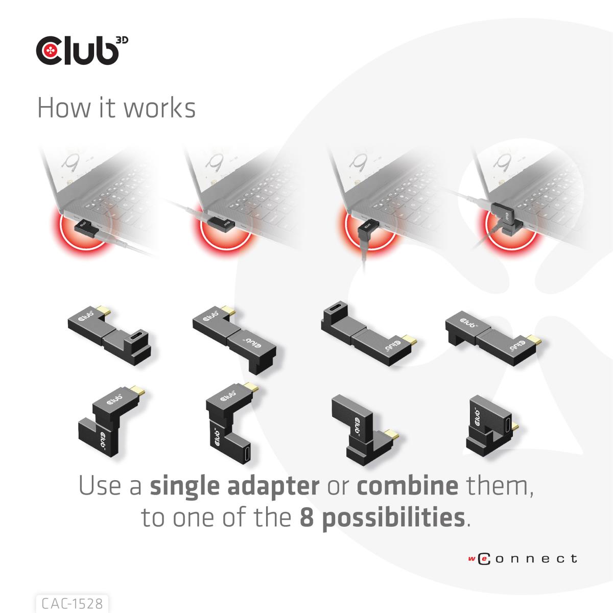 USB Type-c Gen 2 Angled Adapter Set Of 2 Up To 4k120hz 10gbps