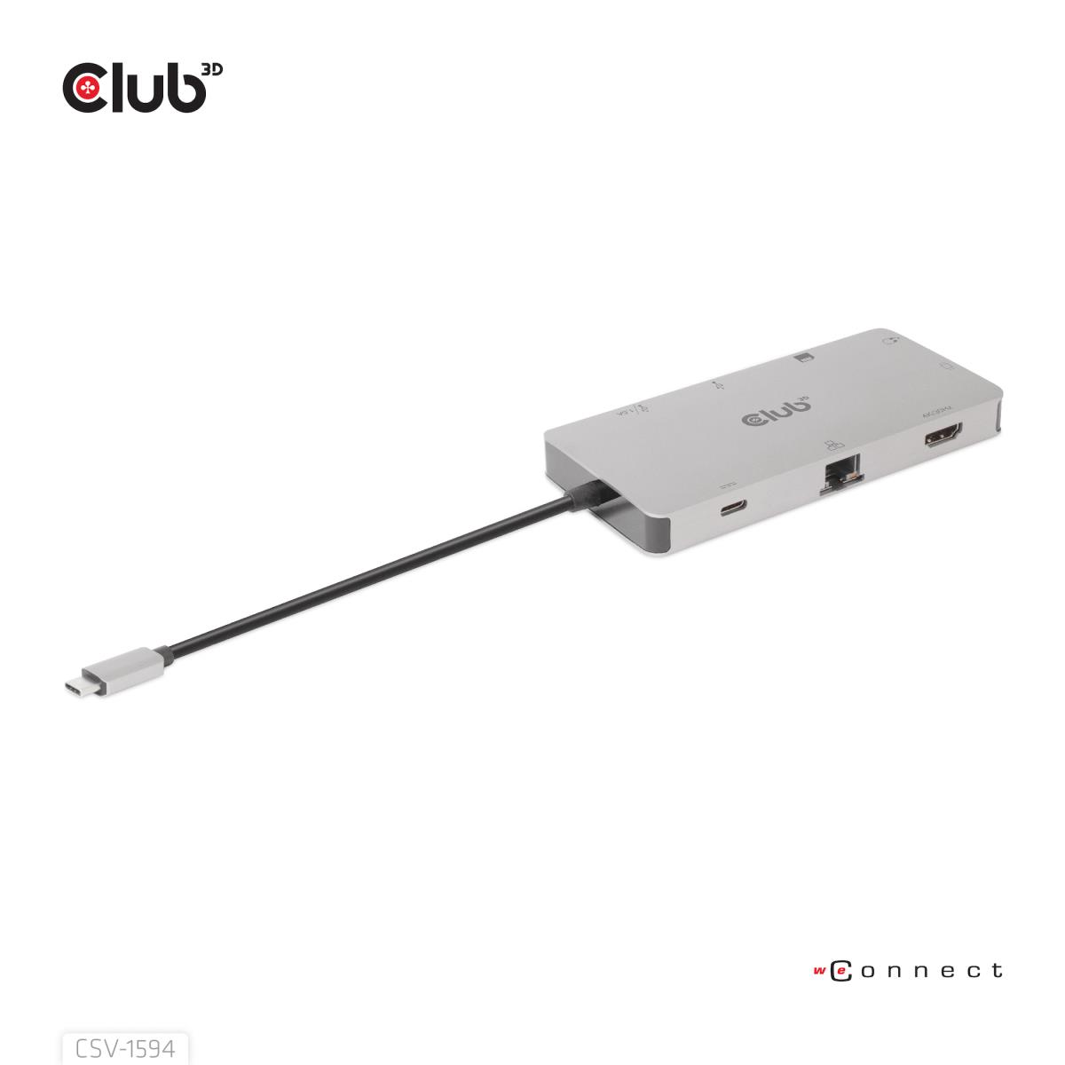 USB Gen1 Type-c 9-in-1 Hub With Hdmi Vga 2x USB Gen1