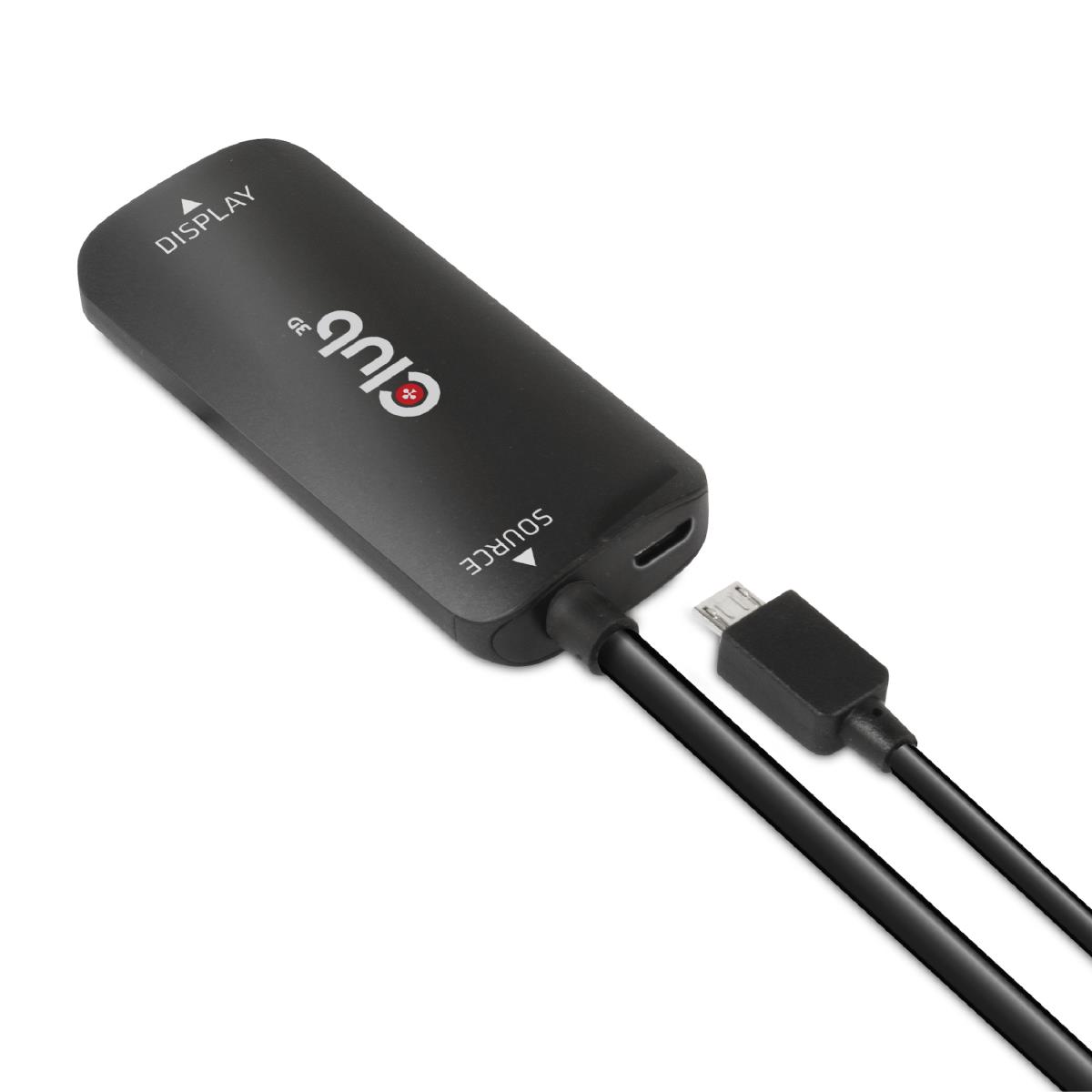 Hdmi+ Micro USB To DisplayPort 4k120hz Or 8k30hz M/f Active Adapter