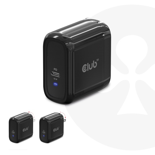 Travel Charger Pps 65w Gan Technology Single Port USB Type-c Power Delivery(pd)3.0 Support