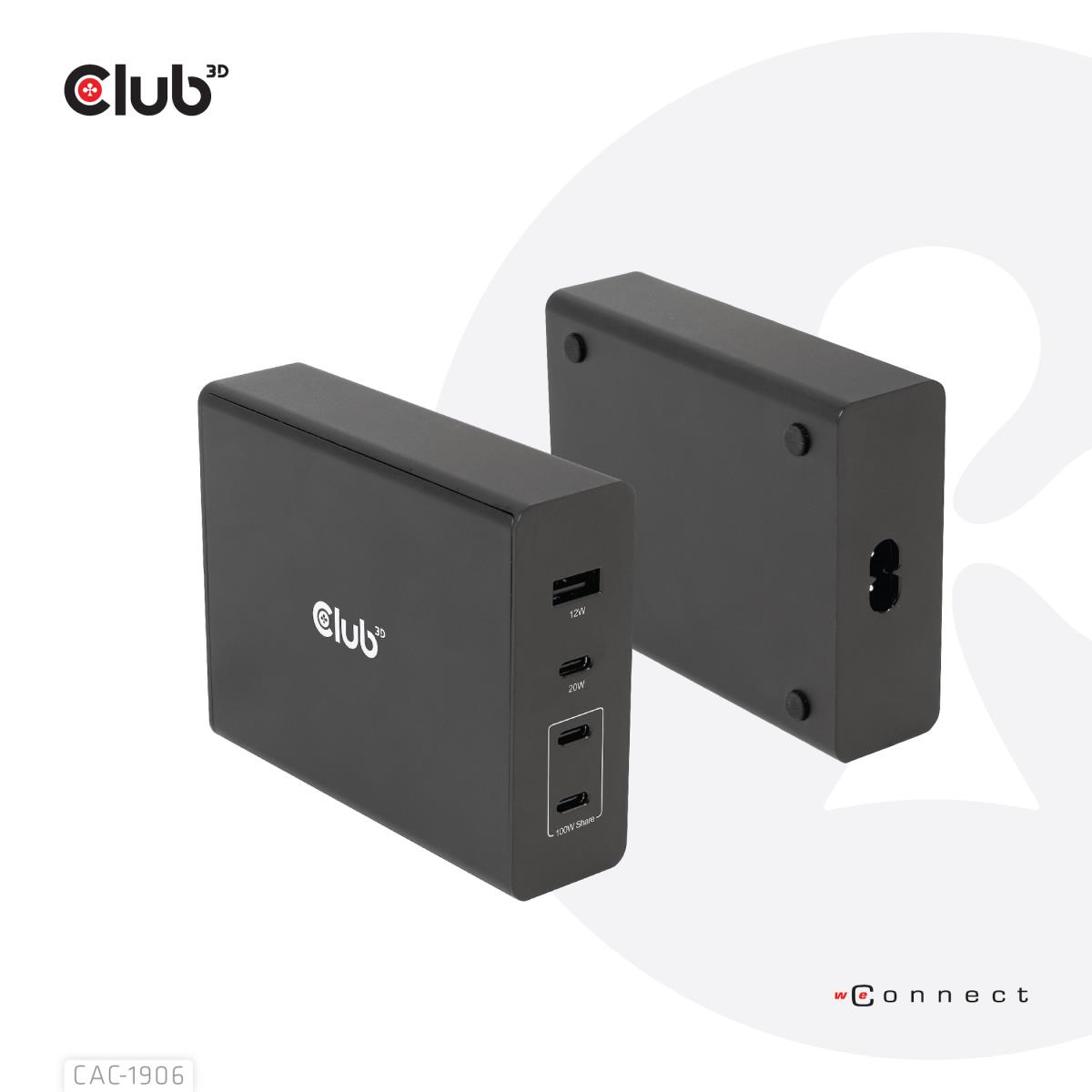 Travel Charger 132w Gan Technology Four Port USB Type-a And -c Power Delivery(pd) 3.0 Support