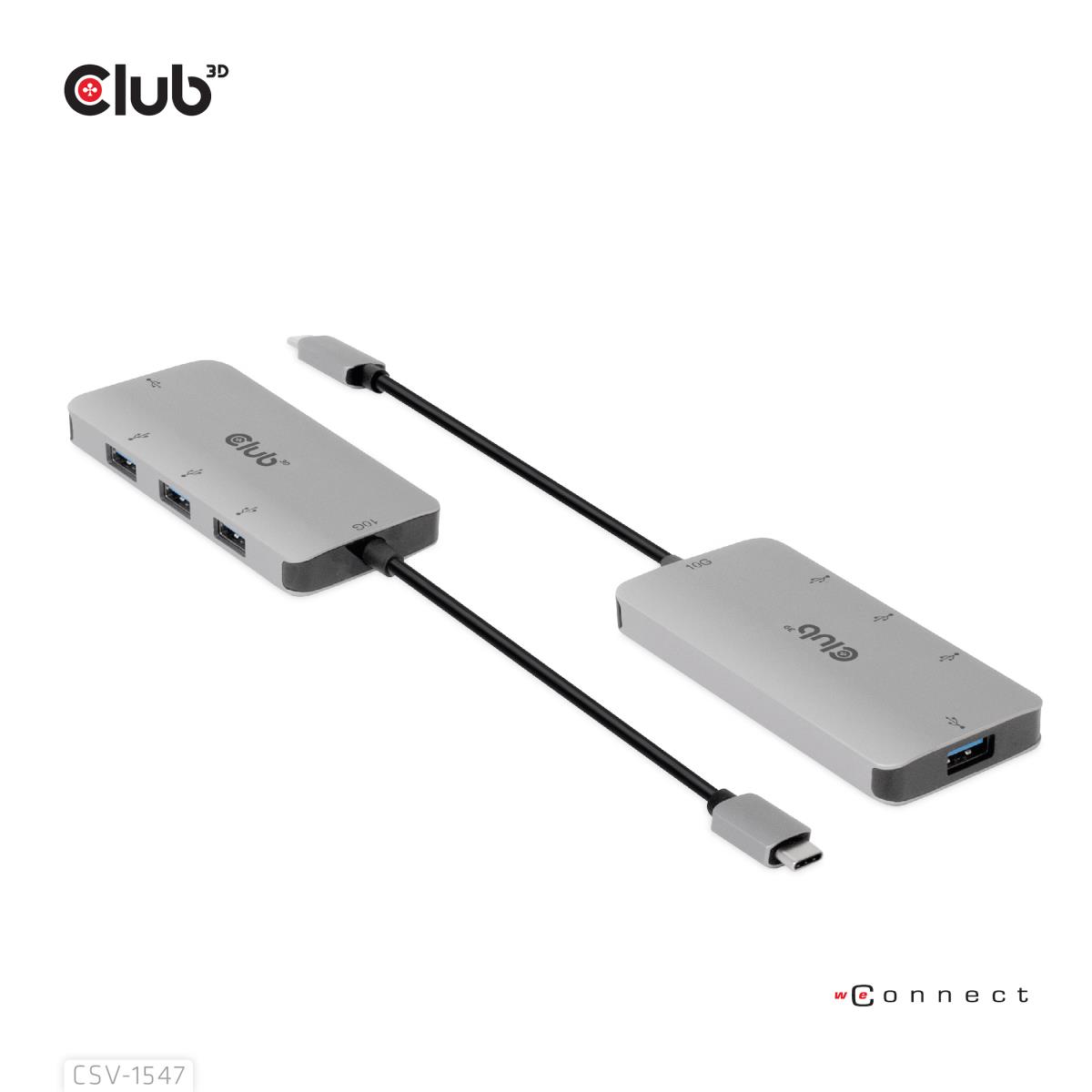 USB Gen2 Type-c To 10gbps 4x USB Type-aaluminium Casing Hub