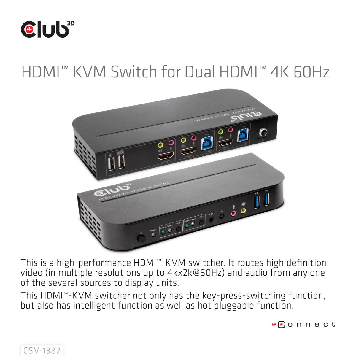 Hdmi KVM Switch For Dual Hdmi 4k60hz