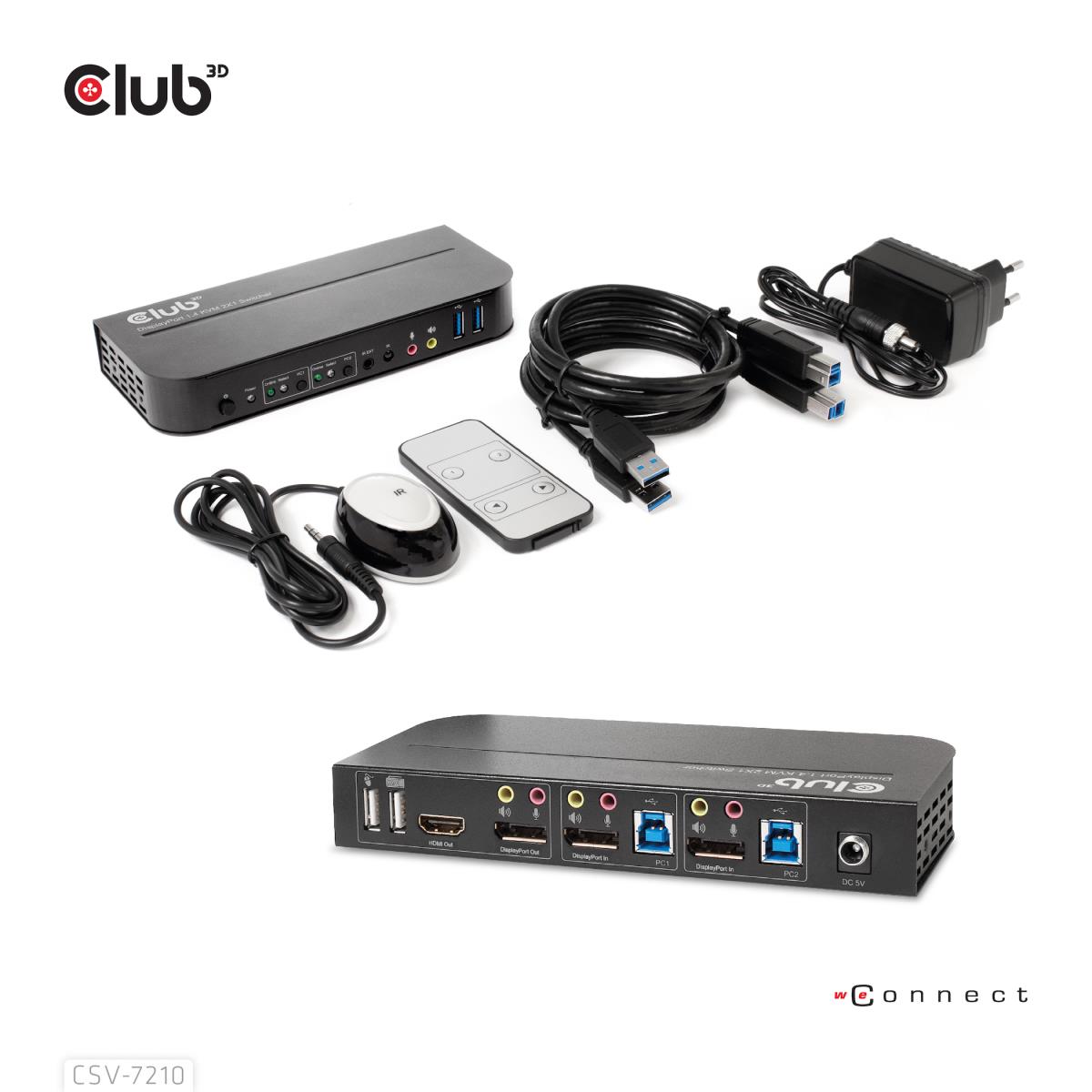 DisplayPort /hdmi KVM Switch For Dual DisplayPort 4k60hz
