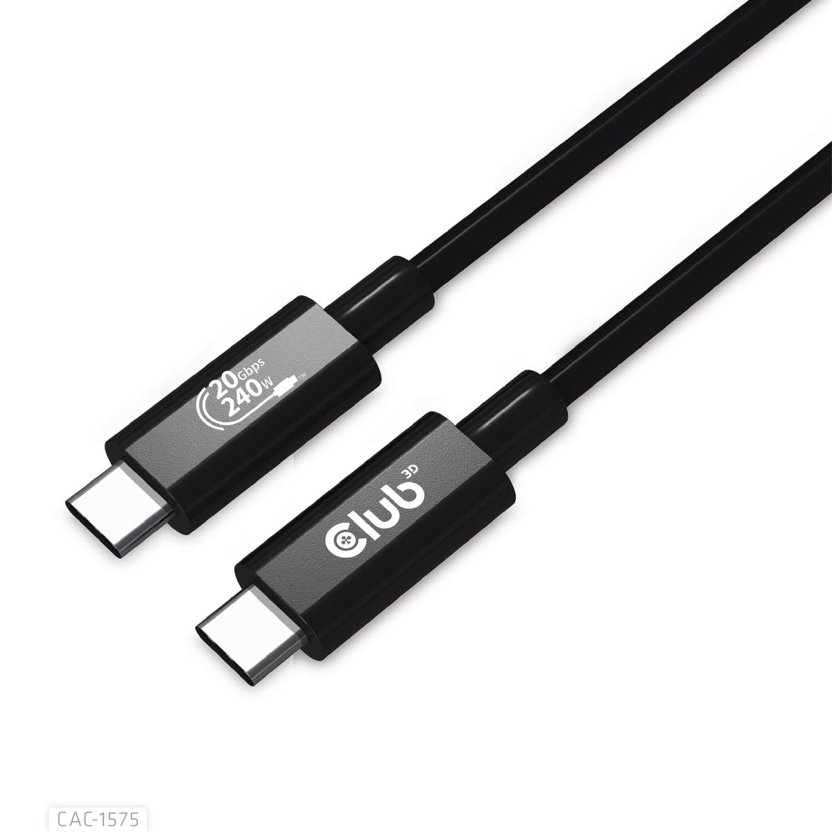 USB4 Gen2x2 Type-c Bi-directional Cable 4k60hz, Data 20gbps, Pd 240w(48v/5a) Epr M/m 2m