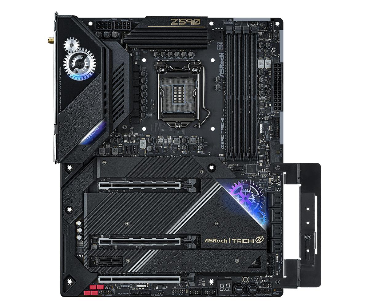 Motherboard Z590 Taichi LGA1200 Intel Z590 4 X Ddr4 USB 3.2 SATA 3 7.1ch Hd Audio ATX