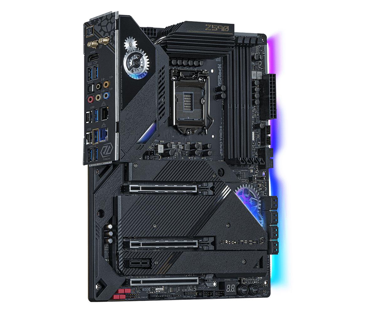 Motherboard Z590 Taichi LGA1200 Intel Z590 4 X Ddr4 USB 3.2 SATA 3 7.1ch Hd Audio ATX