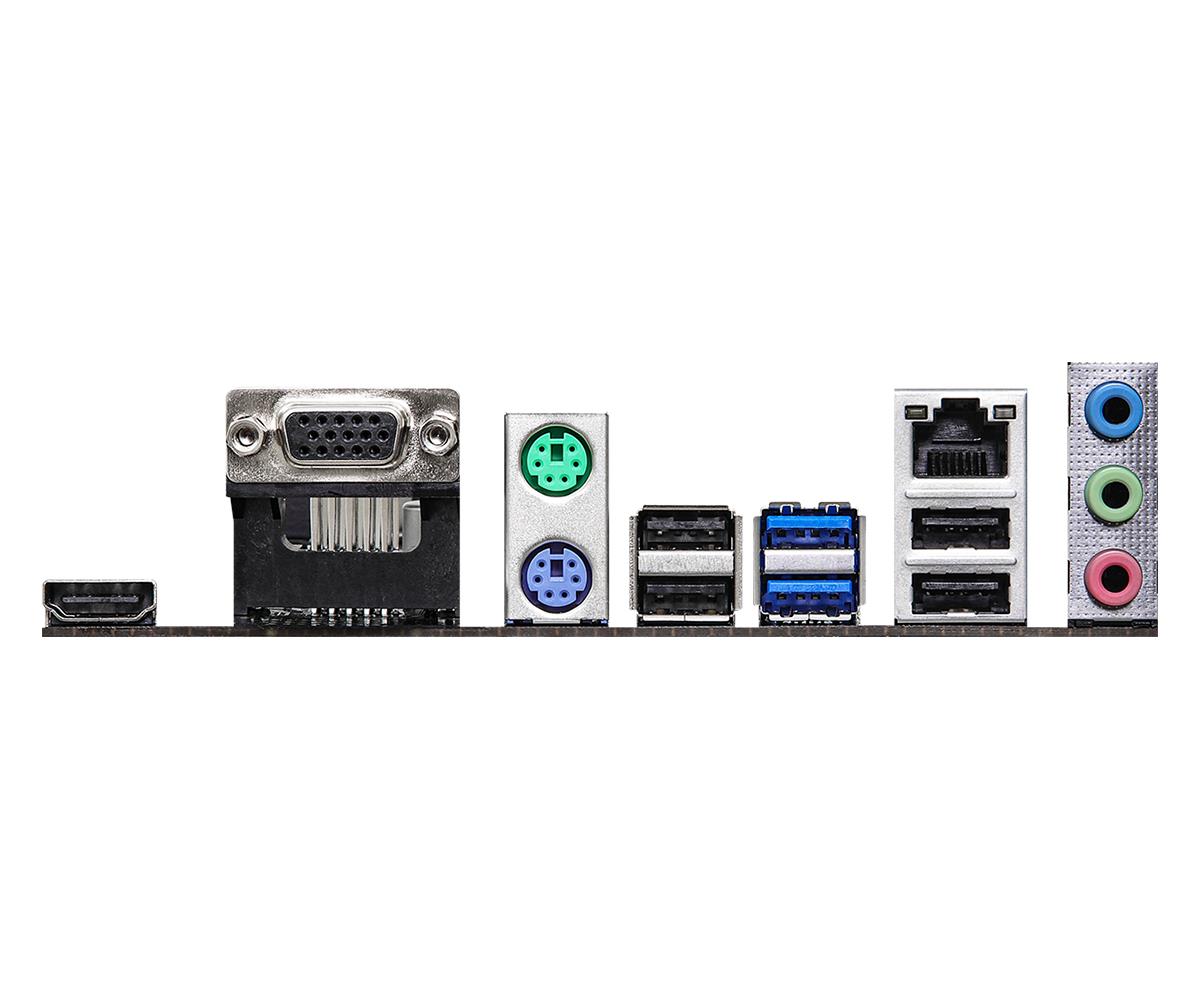 Motherboard H510m-hvs LGA1200 Intel H510 2 X Ddr4 USB 3.2 SATA 3 7.1ch Hd Audio MATX