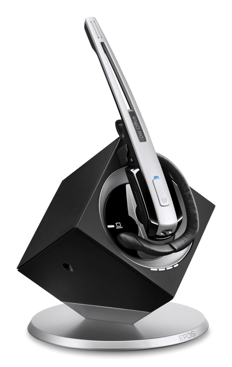 Wireless DECT DW Office ML/ DW 10 ML - MS Lync Mono Headset With Base/ Desk Phone And PC