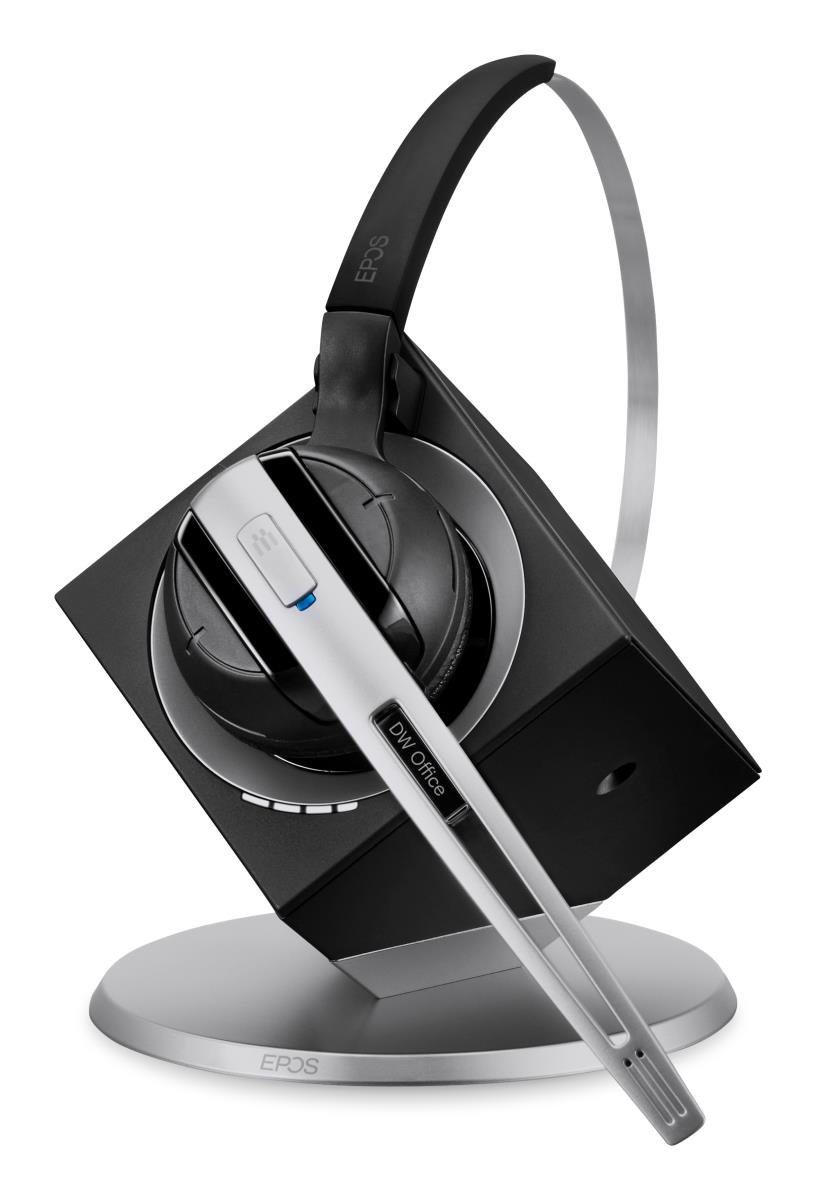 Wireless DECT DW Office ML/ DW 10 ML - MS Lync Mono Headset With Base/ Desk Phone And PC