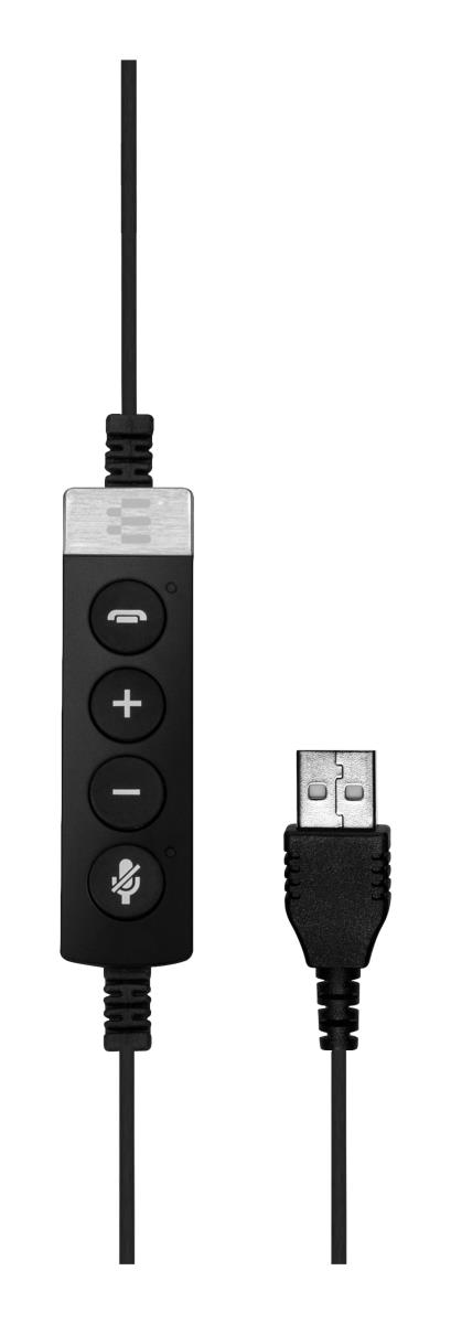 Headset IMPACT SC 660 USB ML - Stereo - USB - Black/Silver