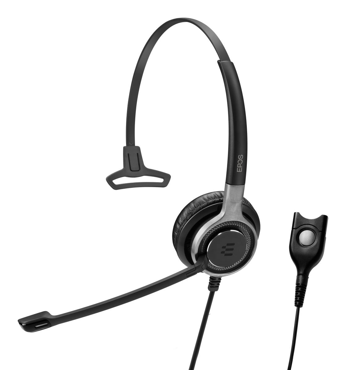 Headset IMPACT SC 638 - Mono - Easy Disconnect (ED) - Black/Silver