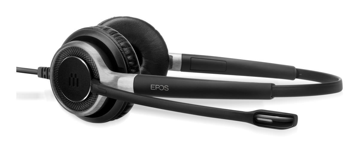 Headset IMPACT SC 668 - Stereo - Easy Disconnect (ED) - Black/Silver