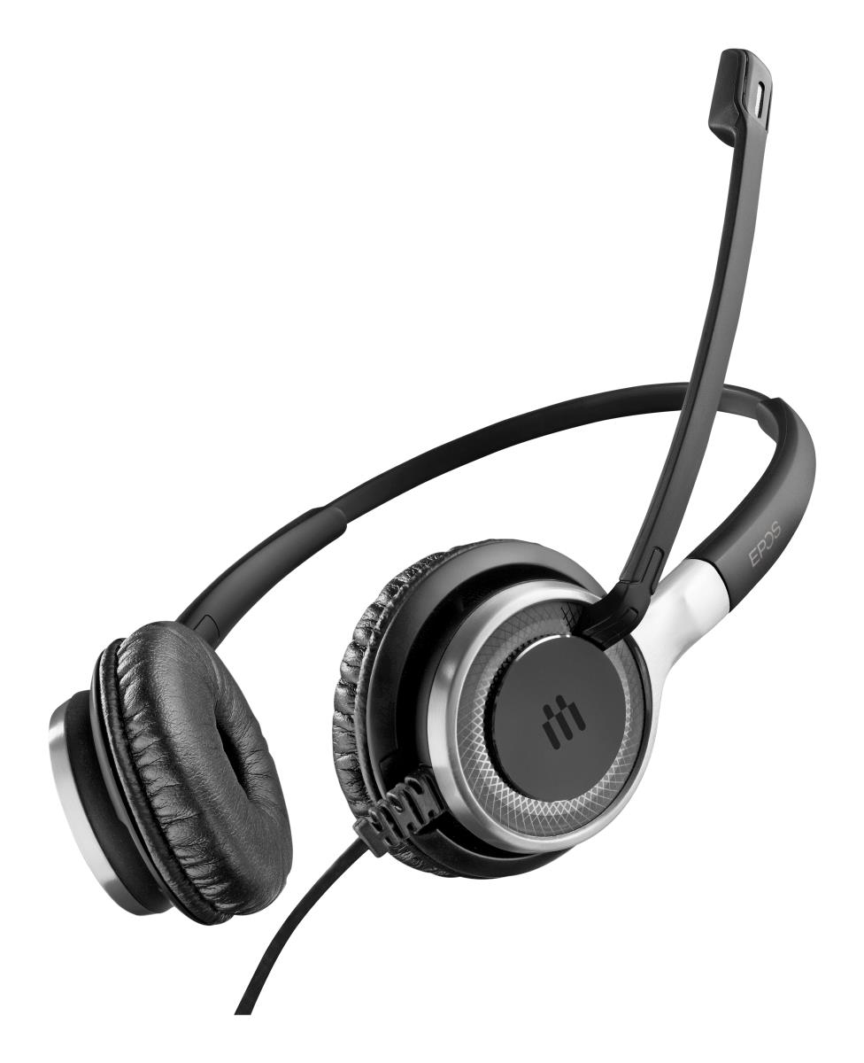 Headset IMPACT SC 668 - Stereo - Easy Disconnect (ED) - Black/Silver