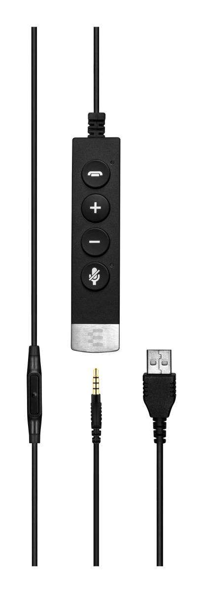 Headset IMPACT SC 635 USB - Mono - 3.5mm/USB-C - Black/Silver