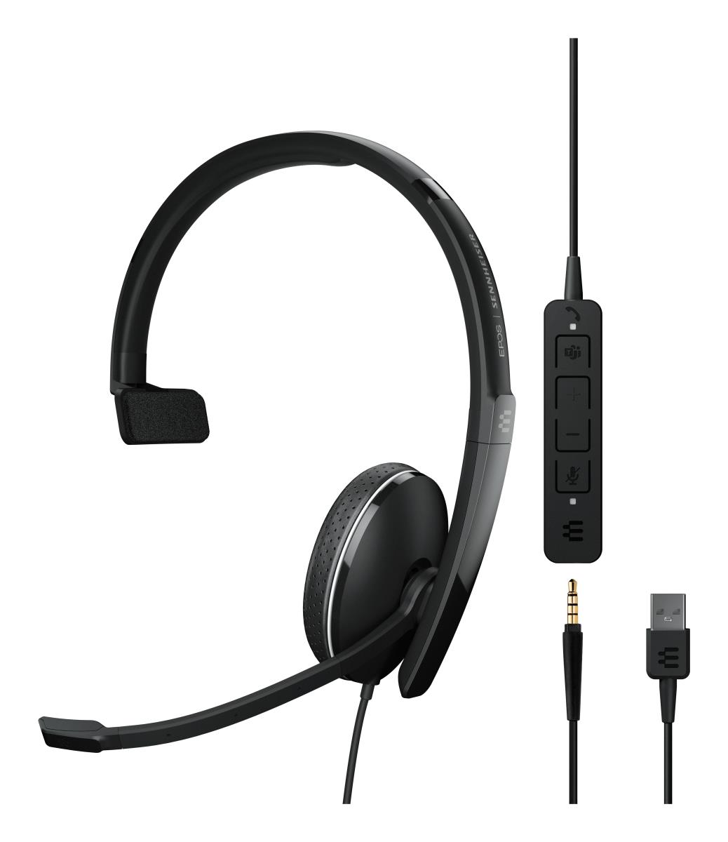 Headset ADAPT 135T USB II - Mono - 3.5mm/USB - Black