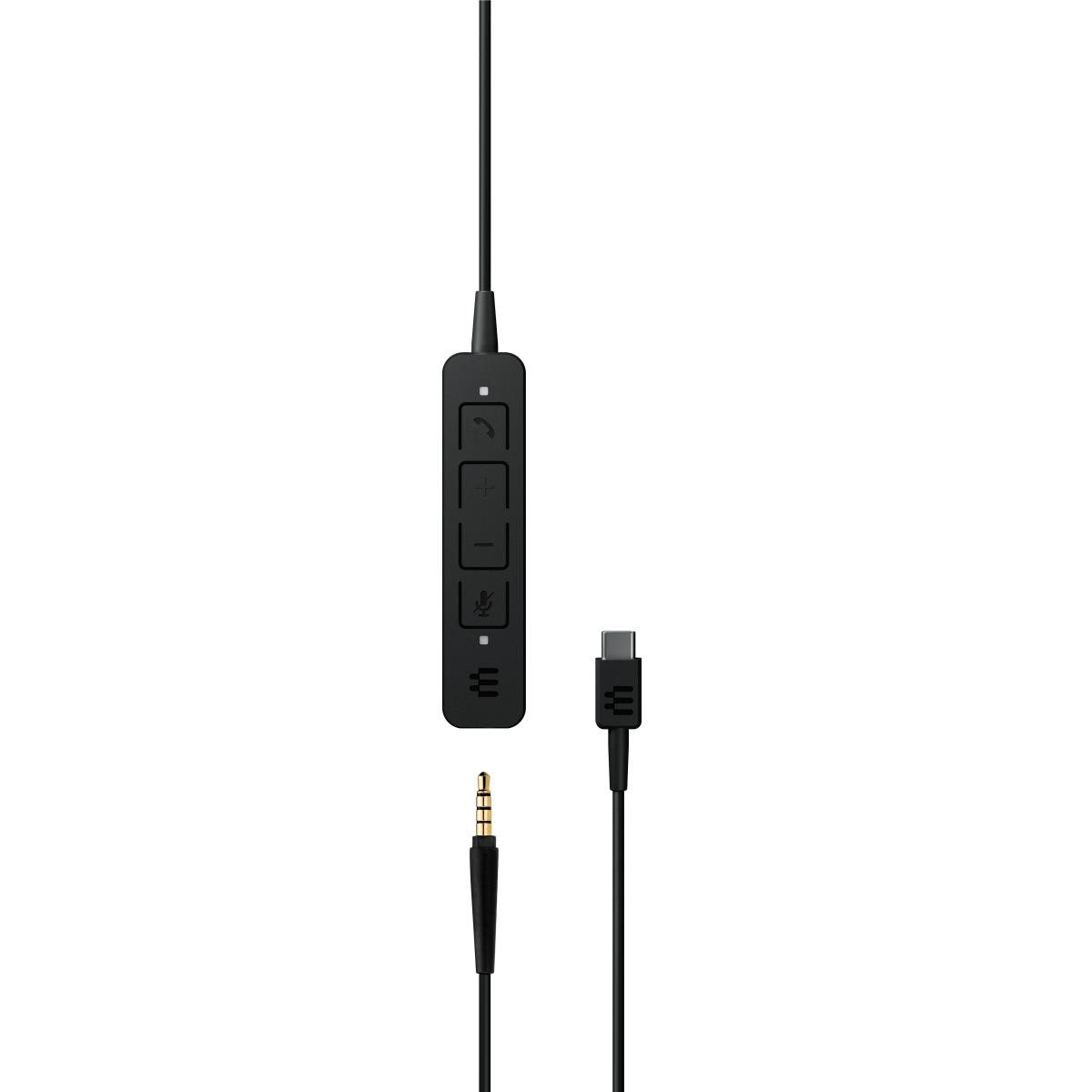 Headset ADAPT 135 USB-C II - Mono - 3.5mm/USB-C - Black