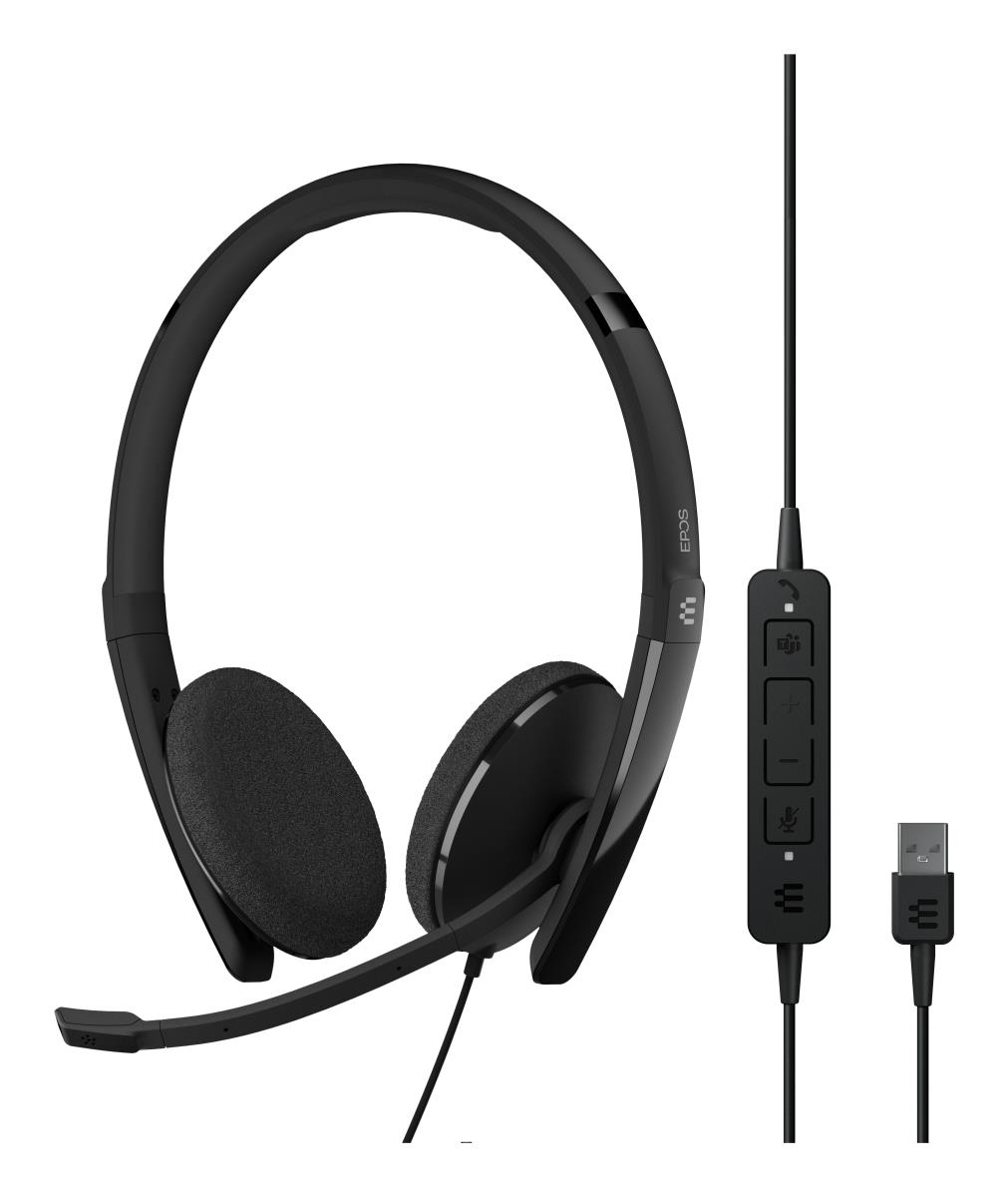 Headset ADAPT 160T USB II - Stereo - USB - Black